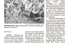 South Florida Times: Parks’ Effort has Kids on the Run