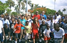 In Video & Pictures – Morning Mile Kickoff Event for 42 Miami-Dade Camps