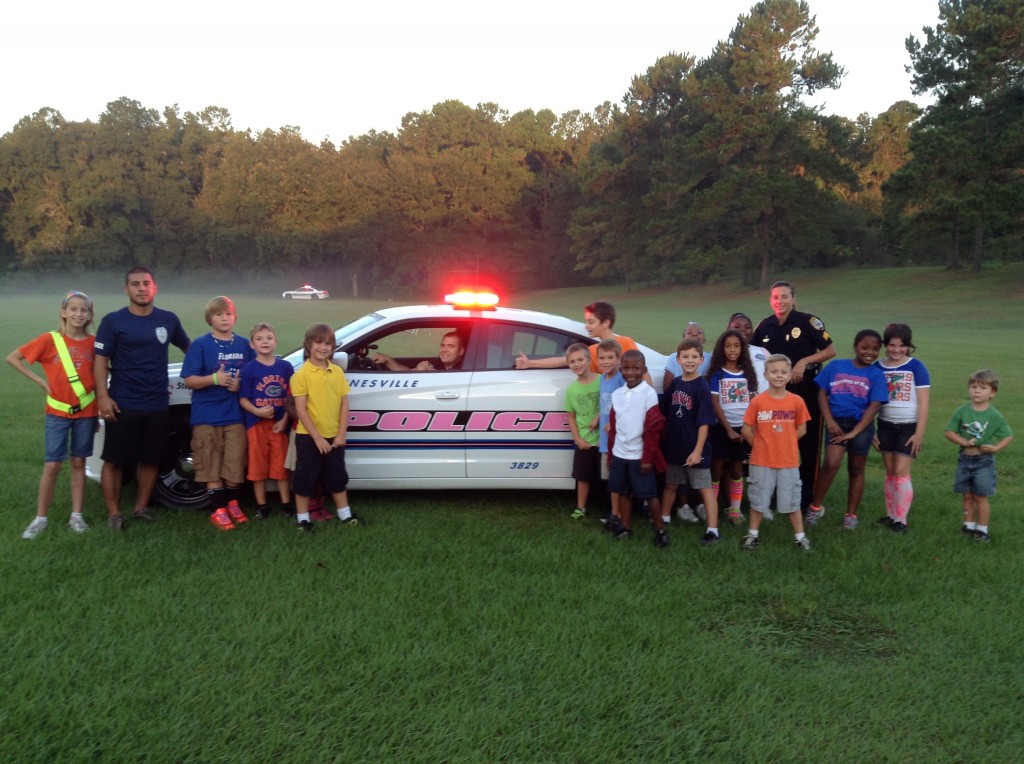 morning mile cops for a cure